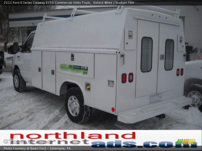 Oxford White / Medium Flint 2011 Ford E Series Cutaway E350 Commercial Utility Truck