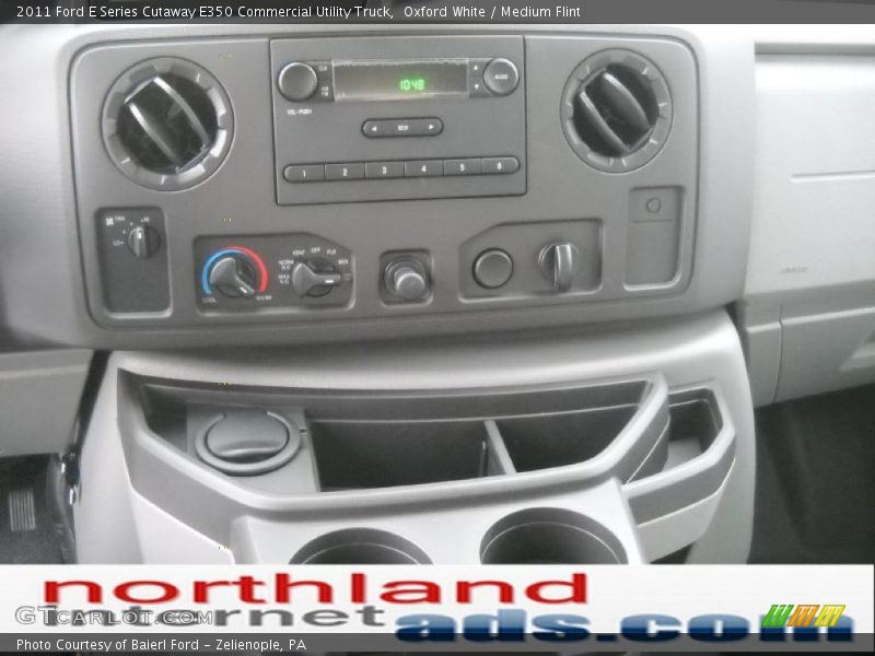 Oxford White / Medium Flint 2011 Ford E Series Cutaway E350 Commercial Utility Truck