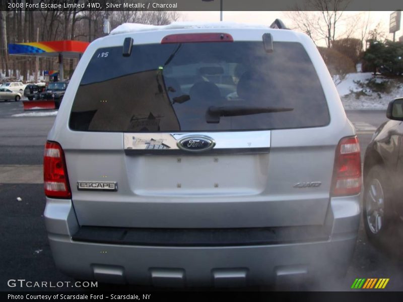 Silver Metallic / Charcoal 2008 Ford Escape Limited 4WD