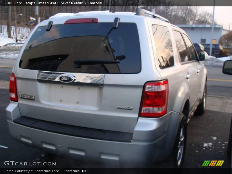 Silver Metallic / Charcoal 2008 Ford Escape Limited 4WD