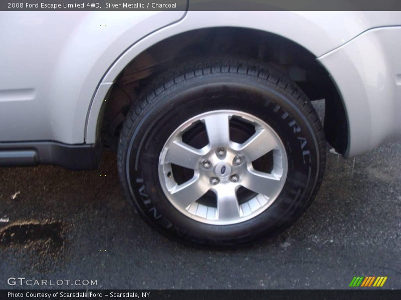 Silver Metallic / Charcoal 2008 Ford Escape Limited 4WD