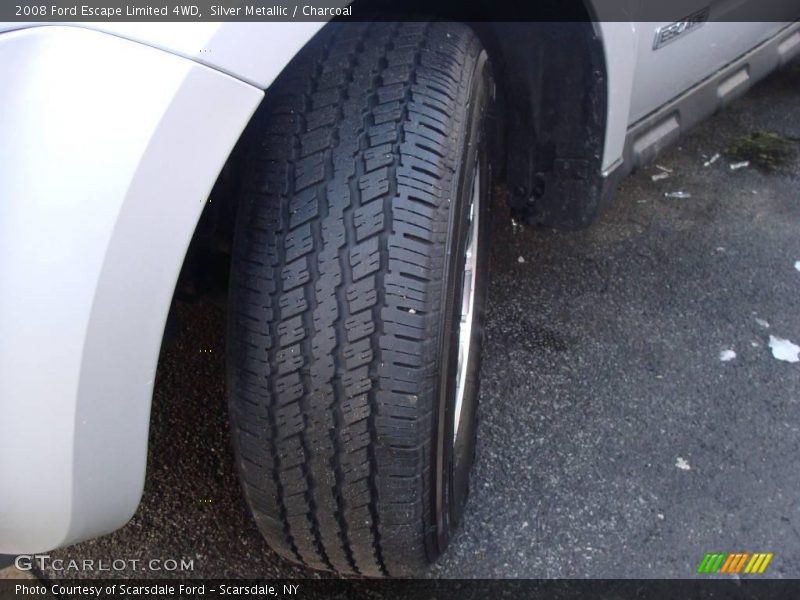 Silver Metallic / Charcoal 2008 Ford Escape Limited 4WD