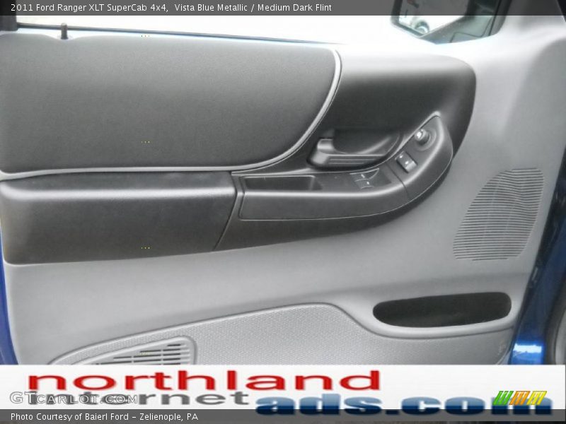 Vista Blue Metallic / Medium Dark Flint 2011 Ford Ranger XLT SuperCab 4x4