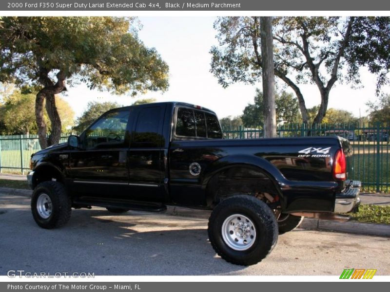 Black / Medium Parchment 2000 Ford F350 Super Duty Lariat Extended Cab 4x4