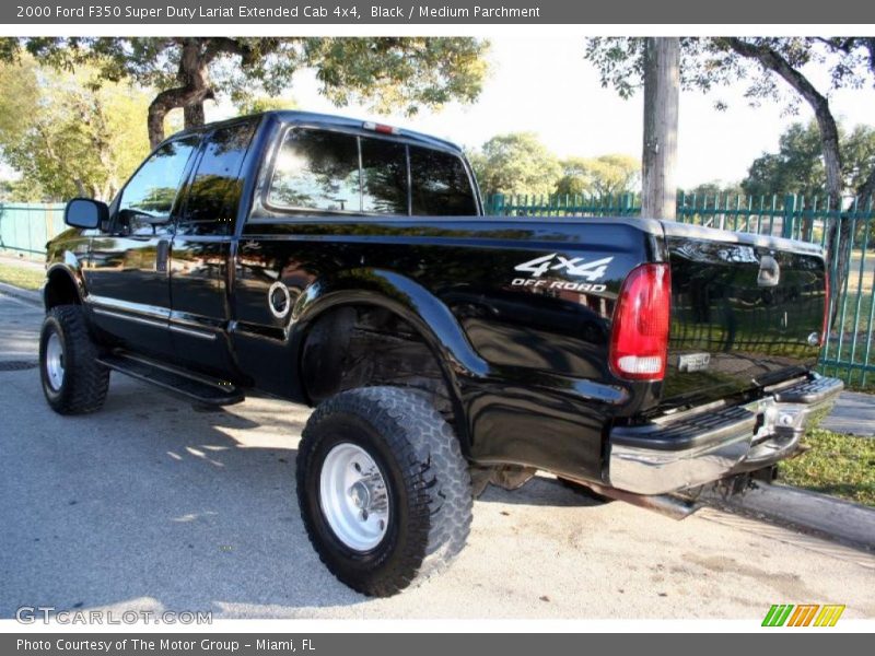 Black / Medium Parchment 2000 Ford F350 Super Duty Lariat Extended Cab 4x4