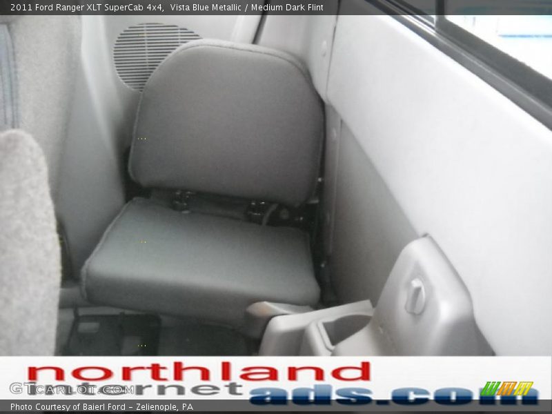 Vista Blue Metallic / Medium Dark Flint 2011 Ford Ranger XLT SuperCab 4x4