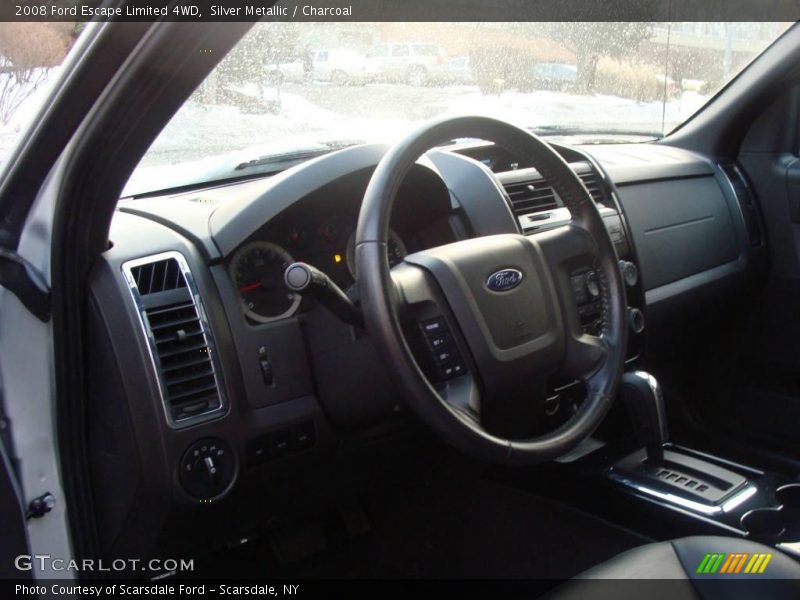 Silver Metallic / Charcoal 2008 Ford Escape Limited 4WD