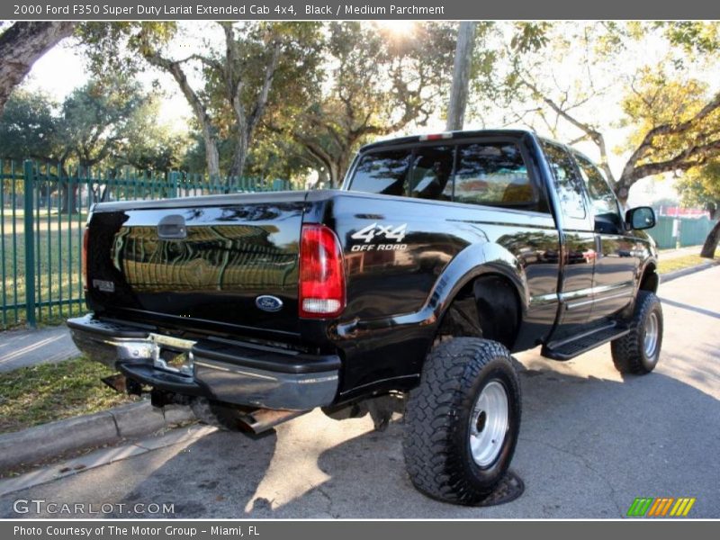 Black / Medium Parchment 2000 Ford F350 Super Duty Lariat Extended Cab 4x4