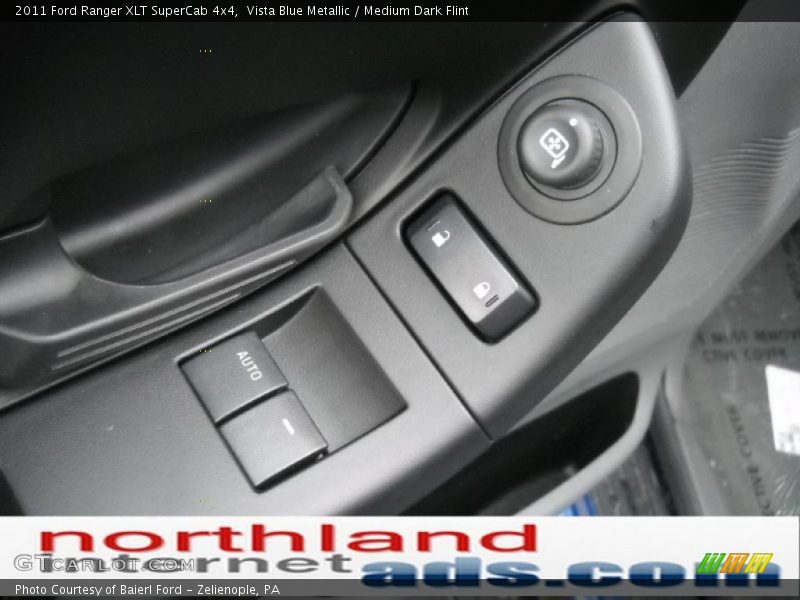 Vista Blue Metallic / Medium Dark Flint 2011 Ford Ranger XLT SuperCab 4x4