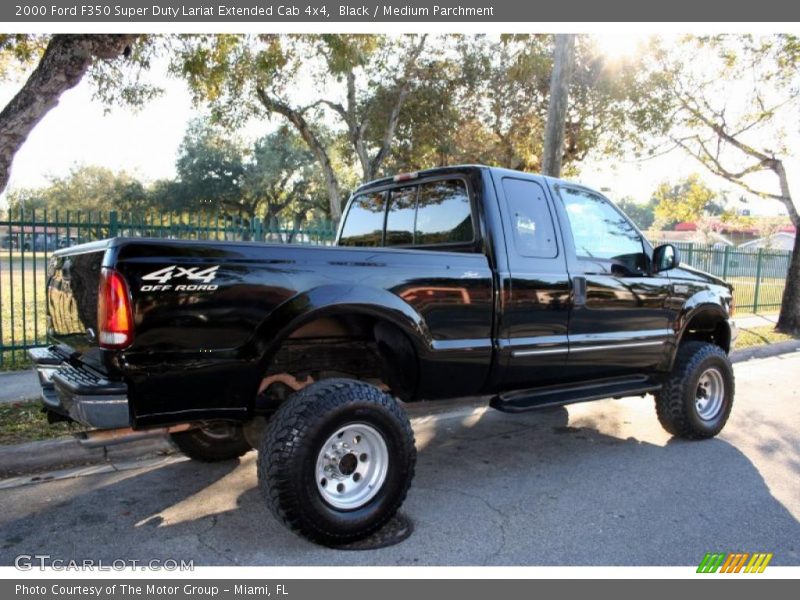 Black / Medium Parchment 2000 Ford F350 Super Duty Lariat Extended Cab 4x4