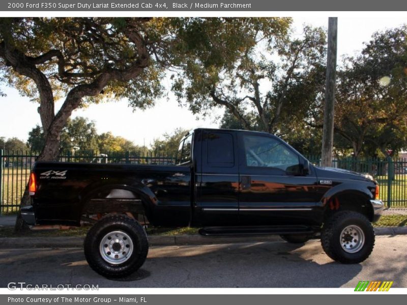 Black / Medium Parchment 2000 Ford F350 Super Duty Lariat Extended Cab 4x4