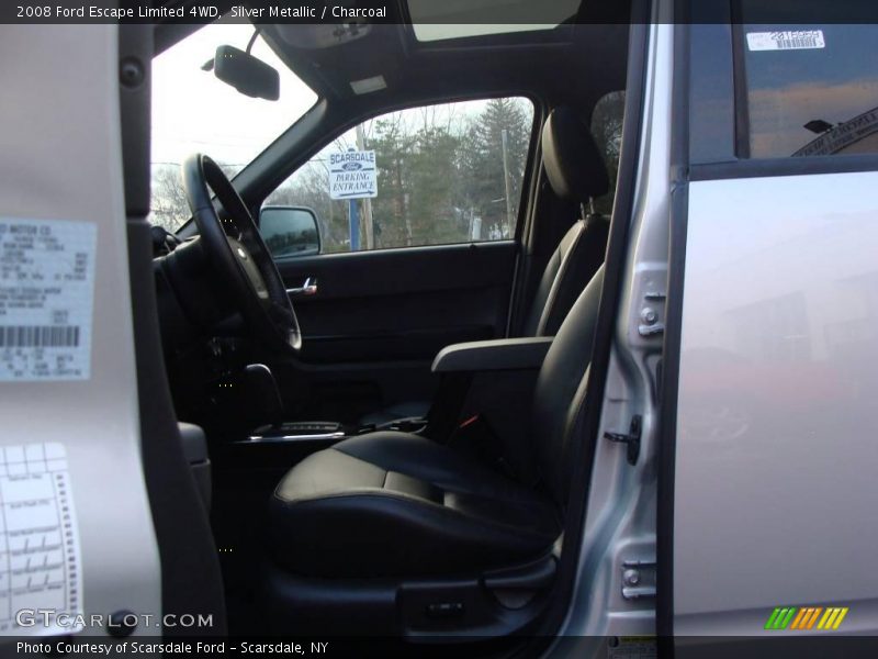 Silver Metallic / Charcoal 2008 Ford Escape Limited 4WD