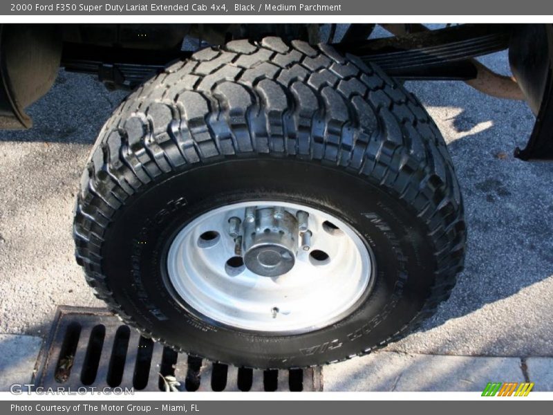 Black / Medium Parchment 2000 Ford F350 Super Duty Lariat Extended Cab 4x4