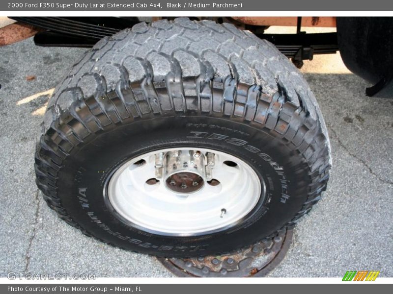 Black / Medium Parchment 2000 Ford F350 Super Duty Lariat Extended Cab 4x4