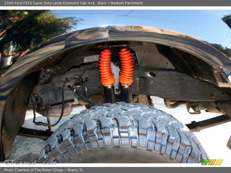 Black / Medium Parchment 2000 Ford F350 Super Duty Lariat Extended Cab 4x4