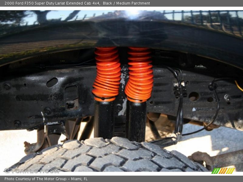 Black / Medium Parchment 2000 Ford F350 Super Duty Lariat Extended Cab 4x4