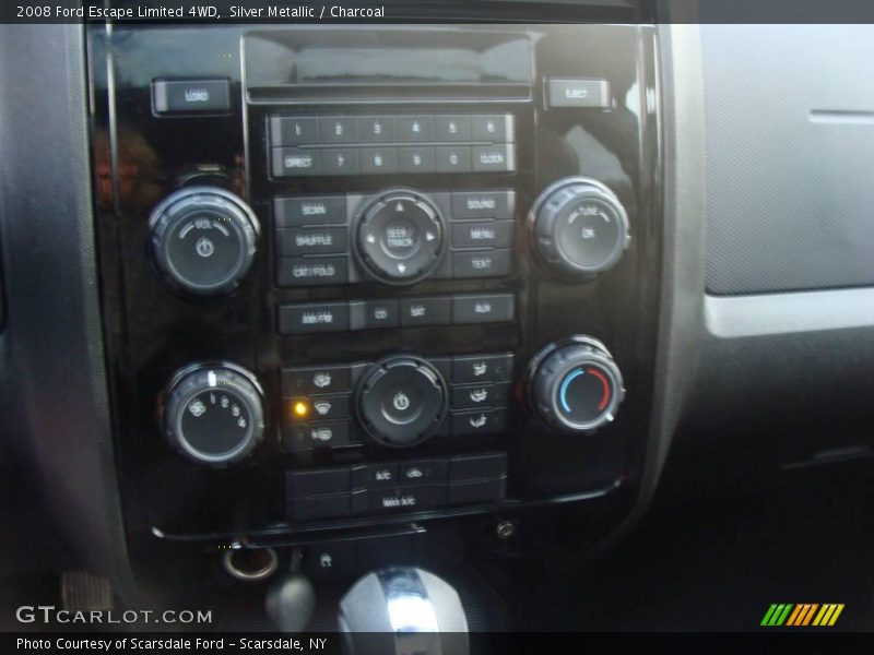 Silver Metallic / Charcoal 2008 Ford Escape Limited 4WD