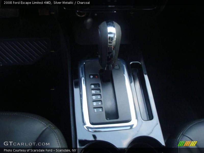 Silver Metallic / Charcoal 2008 Ford Escape Limited 4WD