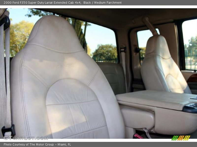 Black / Medium Parchment 2000 Ford F350 Super Duty Lariat Extended Cab 4x4