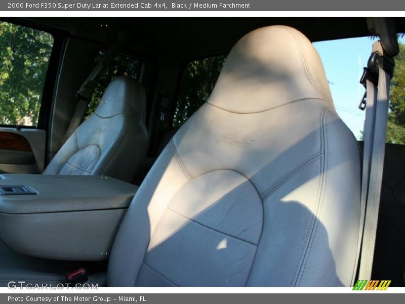 Black / Medium Parchment 2000 Ford F350 Super Duty Lariat Extended Cab 4x4