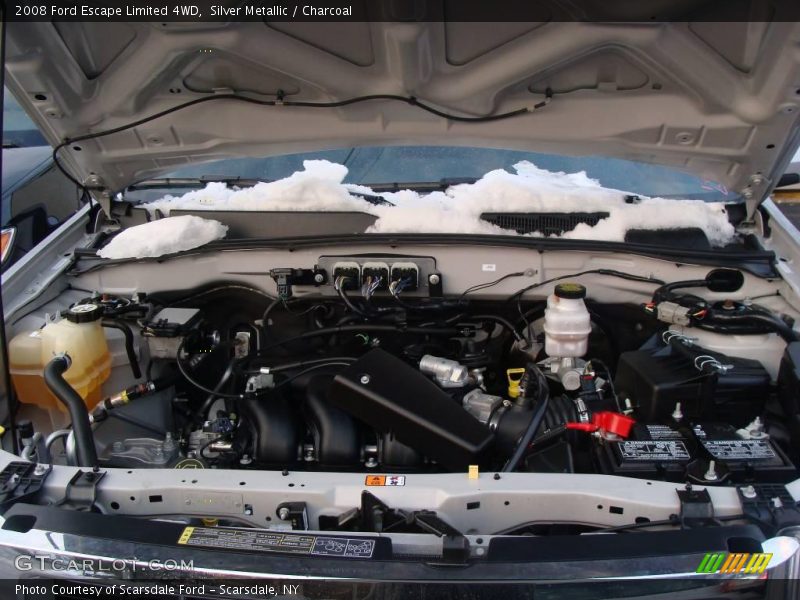 Silver Metallic / Charcoal 2008 Ford Escape Limited 4WD