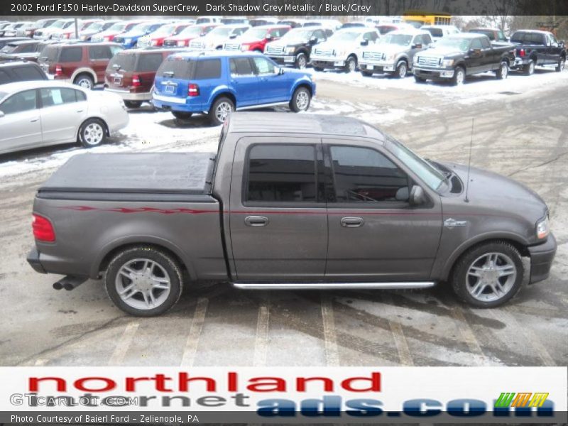 Dark Shadow Grey Metallic / Black/Grey 2002 Ford F150 Harley-Davidson SuperCrew