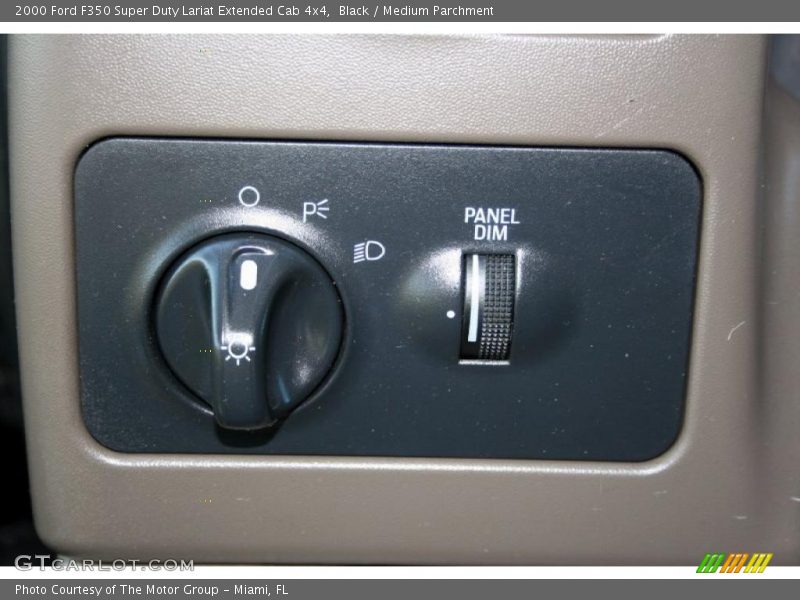 Black / Medium Parchment 2000 Ford F350 Super Duty Lariat Extended Cab 4x4