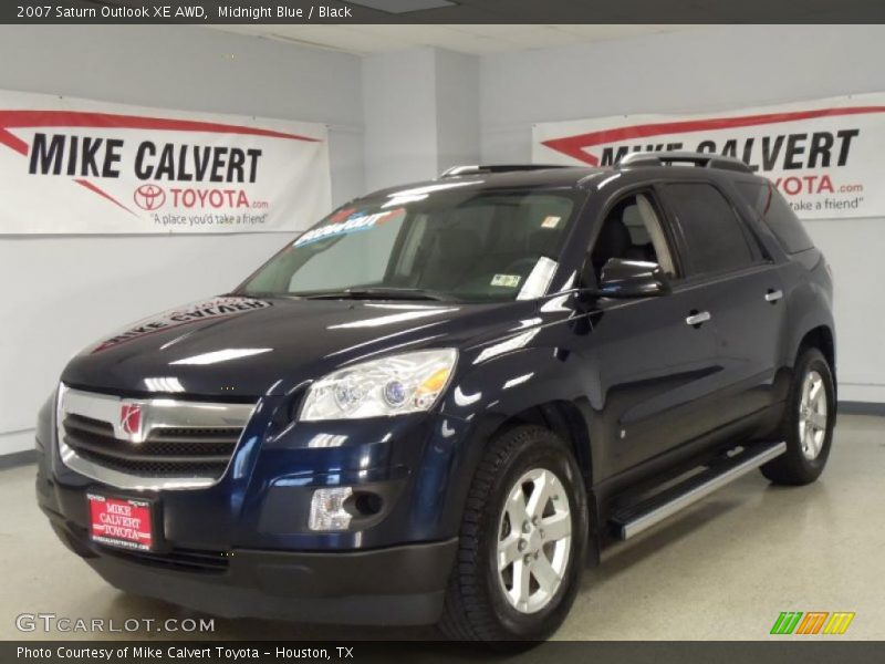 Midnight Blue / Black 2007 Saturn Outlook XE AWD