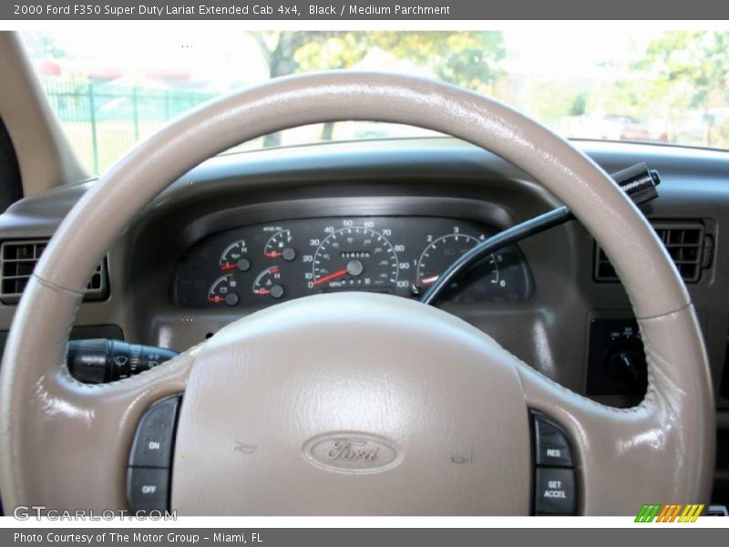 Black / Medium Parchment 2000 Ford F350 Super Duty Lariat Extended Cab 4x4