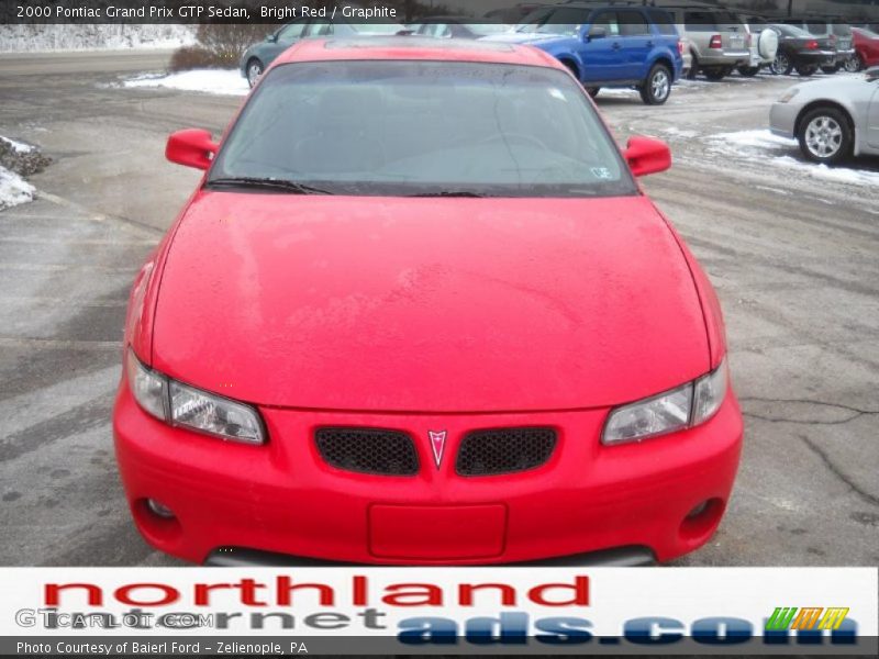 Bright Red / Graphite 2000 Pontiac Grand Prix GTP Sedan