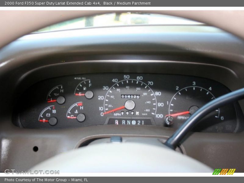  2000 F350 Super Duty Lariat Extended Cab 4x4 Lariat Extended Cab 4x4 Gauges