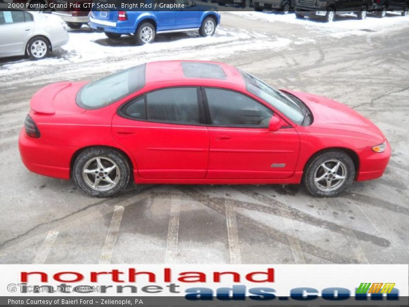 Bright Red / Graphite 2000 Pontiac Grand Prix GTP Sedan