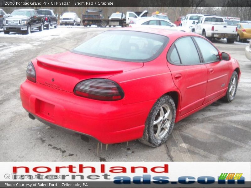 Bright Red / Graphite 2000 Pontiac Grand Prix GTP Sedan