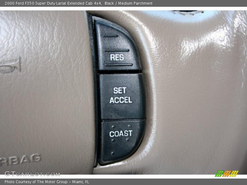 Black / Medium Parchment 2000 Ford F350 Super Duty Lariat Extended Cab 4x4