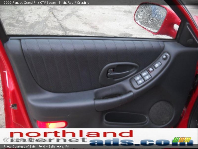 Bright Red / Graphite 2000 Pontiac Grand Prix GTP Sedan