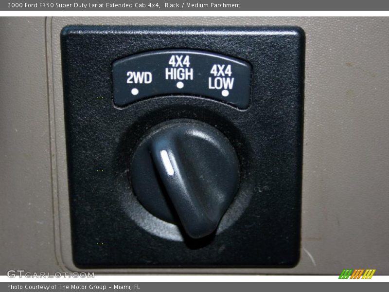 Controls of 2000 F350 Super Duty Lariat Extended Cab 4x4