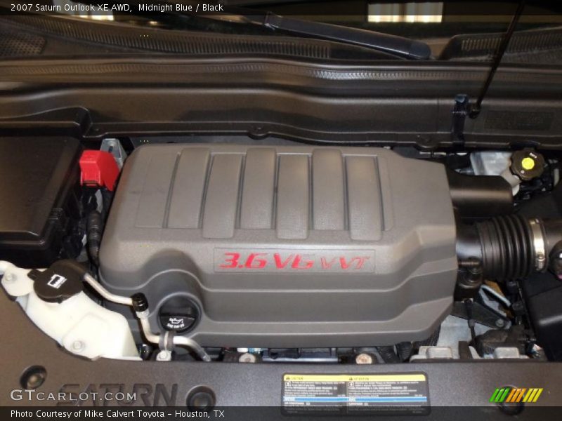  2007 Outlook XE AWD Engine - 3.6 Liter DOHC 24-Valve VVT V6