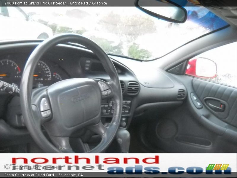 Bright Red / Graphite 2000 Pontiac Grand Prix GTP Sedan