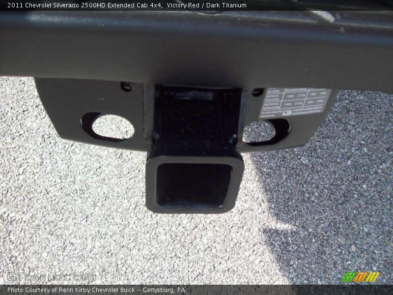 Victory Red / Dark Titanium 2011 Chevrolet Silverado 2500HD Extended Cab 4x4