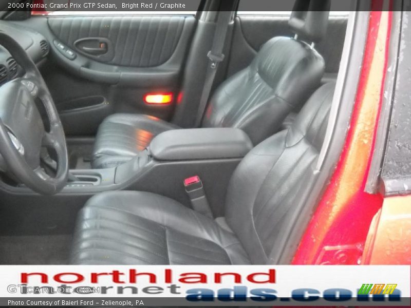 Bright Red / Graphite 2000 Pontiac Grand Prix GTP Sedan