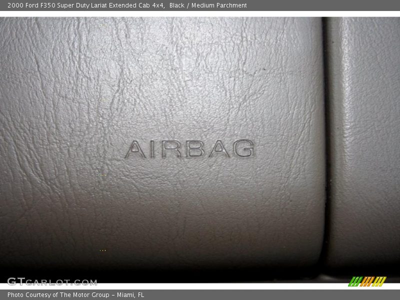 Black / Medium Parchment 2000 Ford F350 Super Duty Lariat Extended Cab 4x4