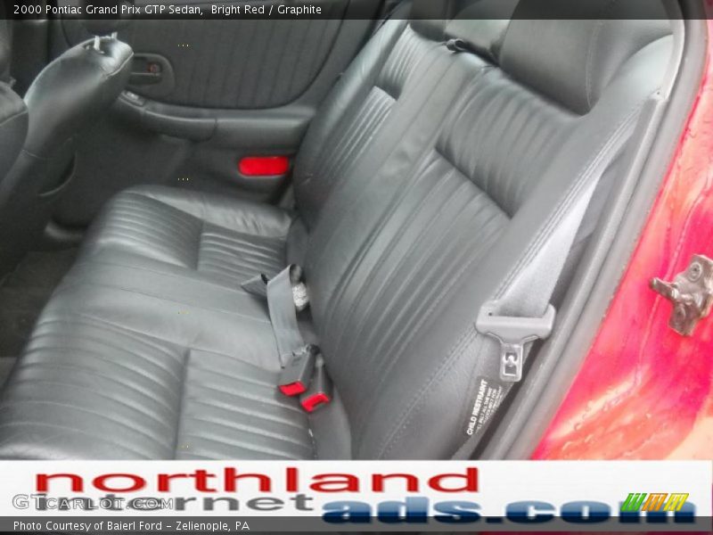 Bright Red / Graphite 2000 Pontiac Grand Prix GTP Sedan