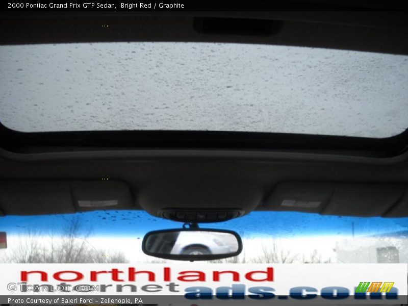 Bright Red / Graphite 2000 Pontiac Grand Prix GTP Sedan