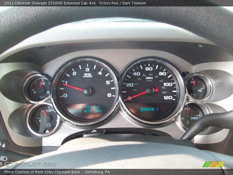  2011 Silverado 2500HD Extended Cab 4x4 Extended Cab 4x4 Gauges