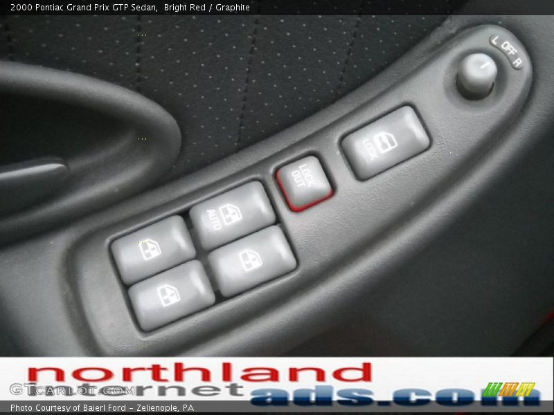 Bright Red / Graphite 2000 Pontiac Grand Prix GTP Sedan
