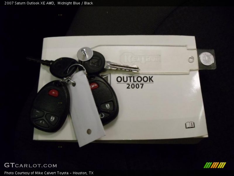 Midnight Blue / Black 2007 Saturn Outlook XE AWD