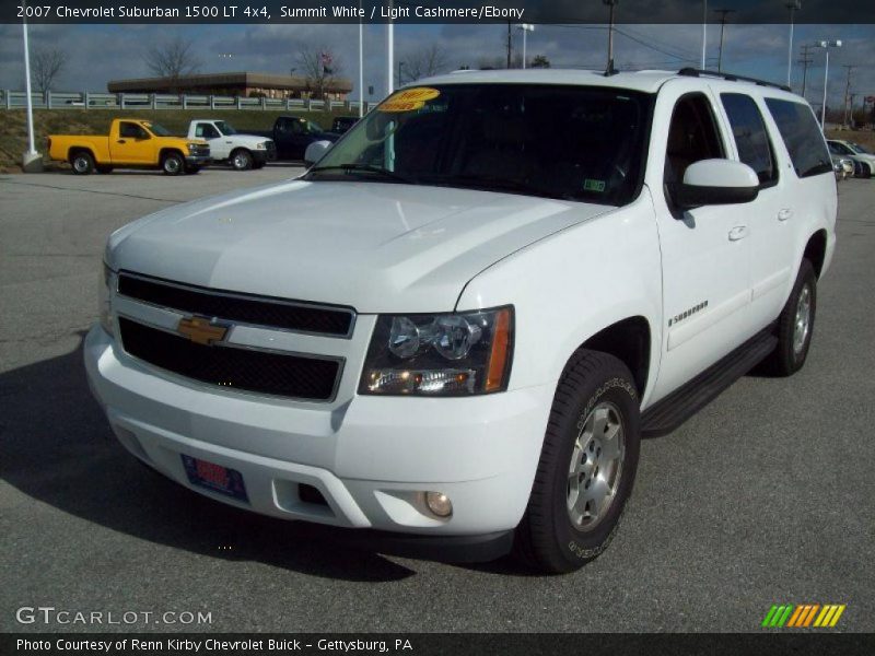 Summit White / Light Cashmere/Ebony 2007 Chevrolet Suburban 1500 LT 4x4