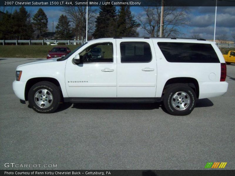 Summit White / Light Cashmere/Ebony 2007 Chevrolet Suburban 1500 LT 4x4