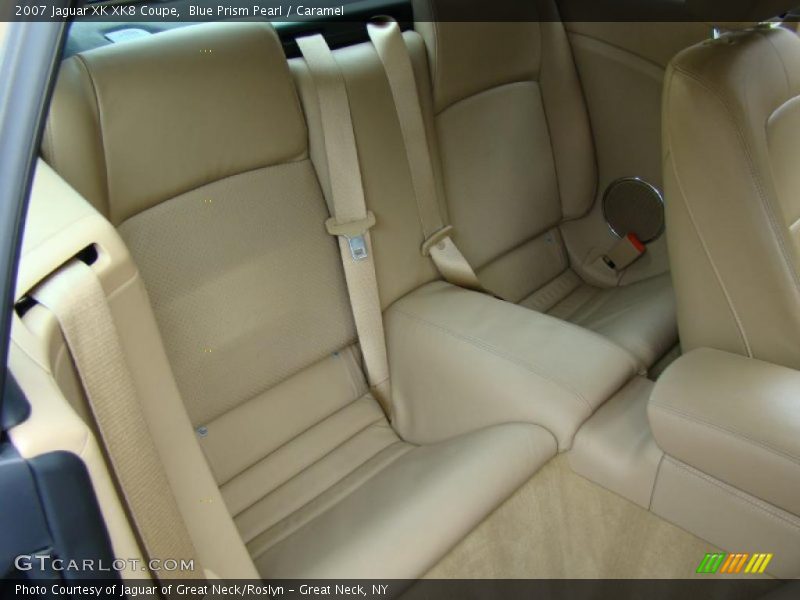 Blue Prism Pearl / Caramel 2007 Jaguar XK XK8 Coupe