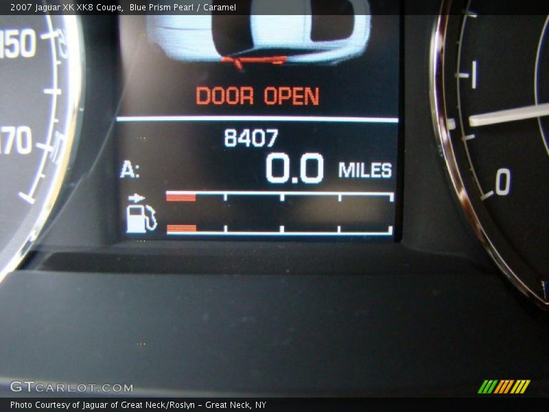 Blue Prism Pearl / Caramel 2007 Jaguar XK XK8 Coupe